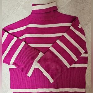 Evelyn Stripe Turtleneck SweaterVICI Collection Sz SMALL UNWORN CONDEvelyn Strip